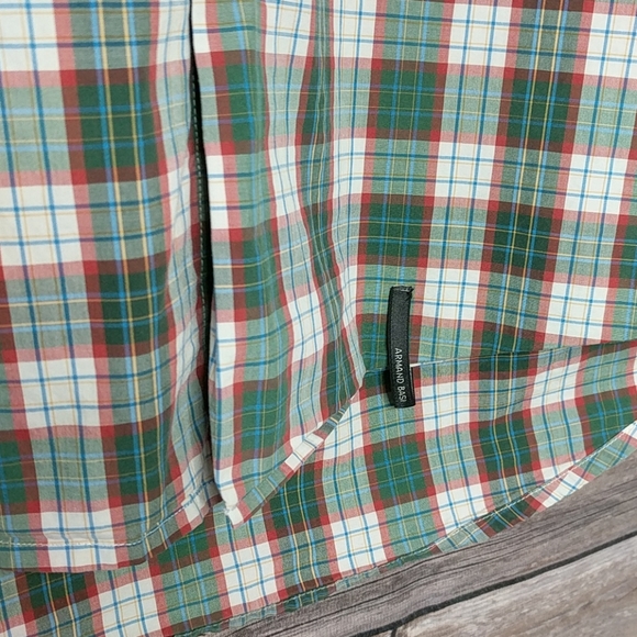 Armand Basi Cotton Slim Fit Button Down Shirt EUC - Picture 4 of 7